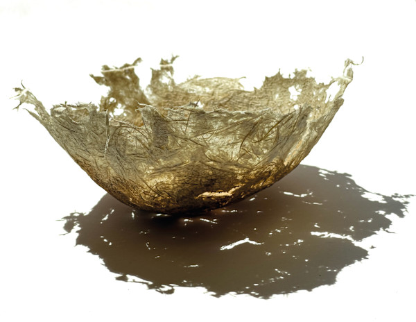 Artichoke ristretto vessel by Annette Holtkamp