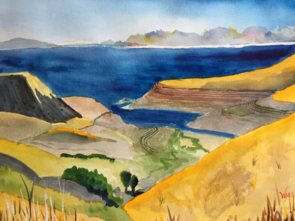 San Luis Reservoir by Wendy Marshall
