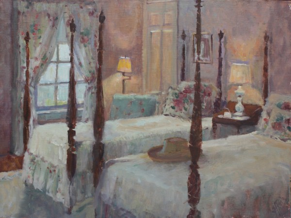 Cozy Bedroom by Hope Reis Art Studio