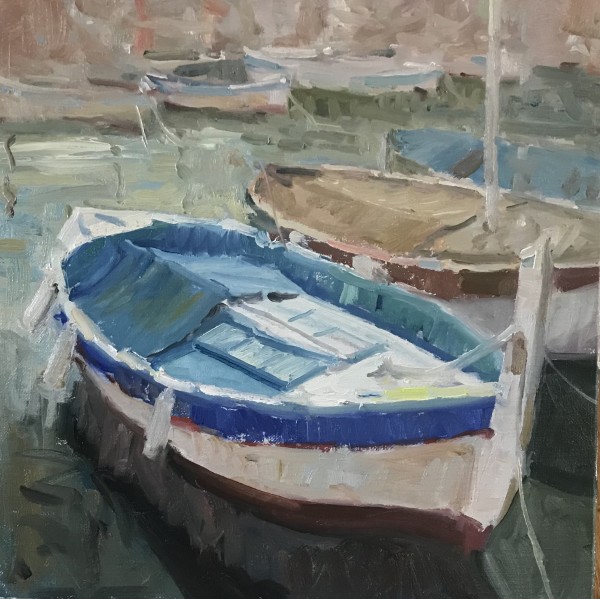 French Boat by Hope Reis Art Studio