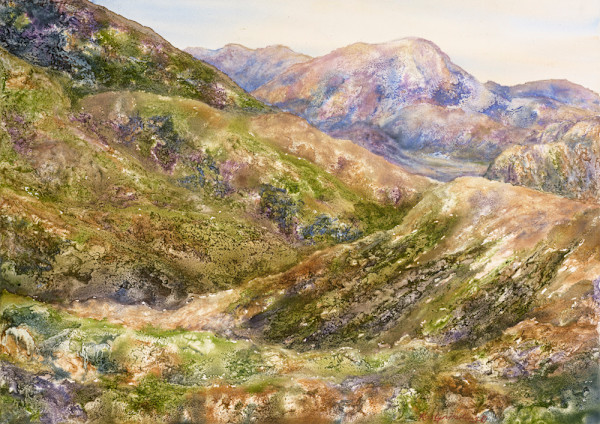 Gentle song whispers through the hills by Roslyn Hartwig