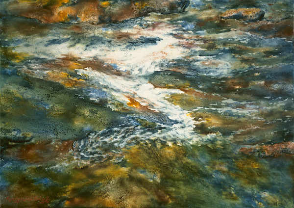 Let the river reveal the ancient path by Roslyn Hartwig