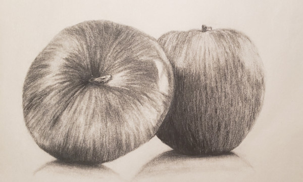 Pair of Apples by Rebecca e