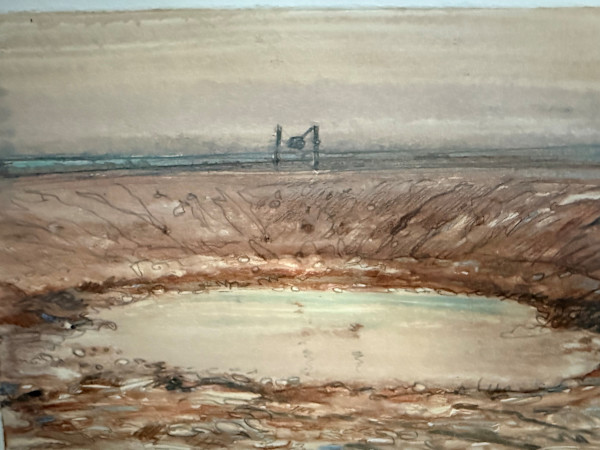 721	SR 5	13"x9"	Oilstick by Don Coen, Image 1.