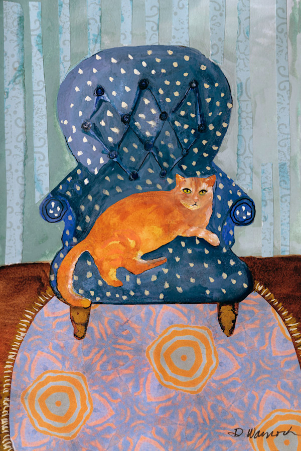 Buddy in the Blue Chair by Debbie Warnock