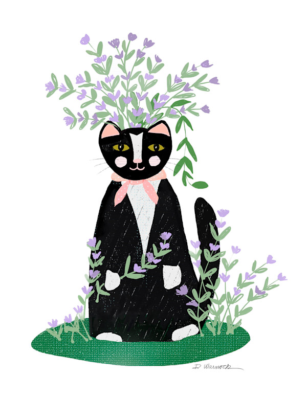 Catmint Kitty by Debbie Warnock
