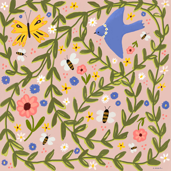 Happy Springtime in Pink by Debbie Warnock