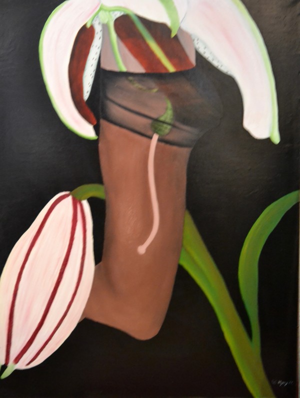 Flower and Leg by Patricia Hynes