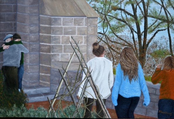 With the Three Graces by Patricia Hynes