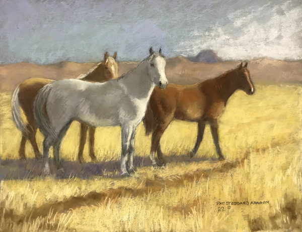 Horses By The Butte