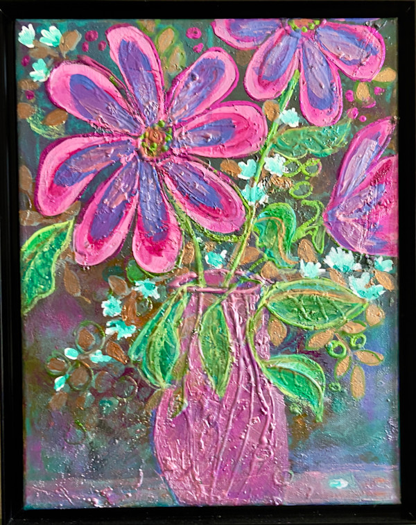 Sassy Vase of Pink by Sandra G Cooper, Image 1.