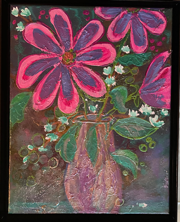 Sassy Vase of Pink by Sandra G Cooper, Image 1.