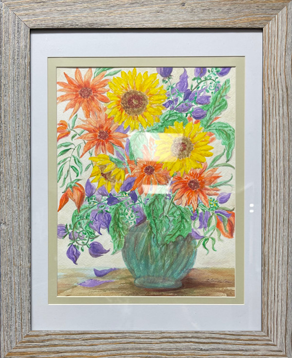 Sunflower Vase by Sandra G Cooper, Image 1.