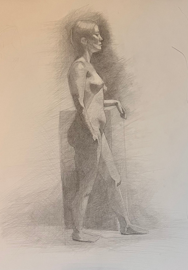 Woman Standing by Audra Harman