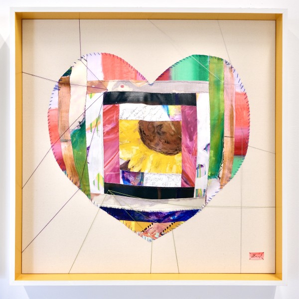 Patchwork Heart 4 by Lucy Boland