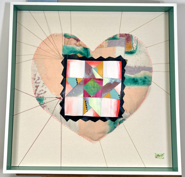 Patchwork Heart 3 by Lucy Boland