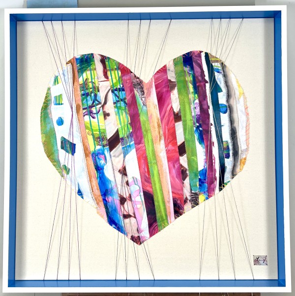 Patchwork Heart 1 by Lucy Boland
