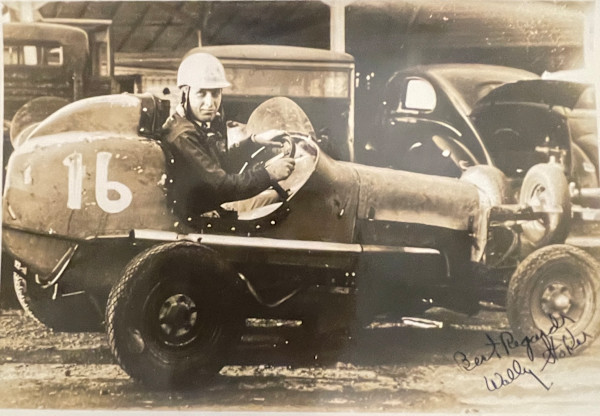 Midget Racer Wally Stokes Autographed Photo, Image 1.