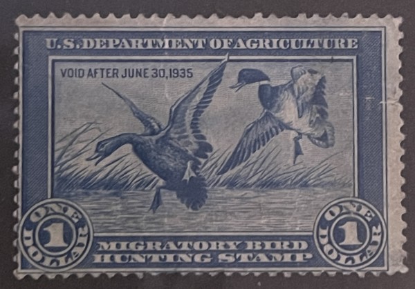 US RW1 Duck Hunting Stamp