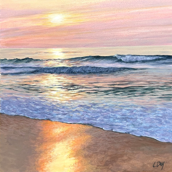 Morning Coffee on the Beach by Lorraine  Dey, Image 2.