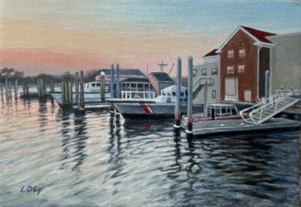 US Coastguard Evening Calm by Lorraine  Dey, Image 2.