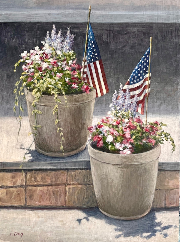 Patriots of the Patio by Lorraine  Dey, Image 1.