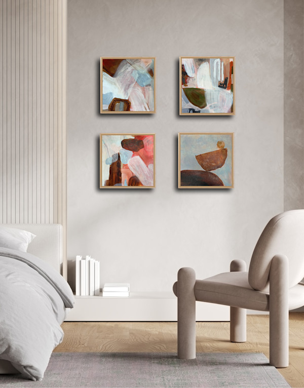 Boulder Series of 4 by Feauina Eves, Image 1.