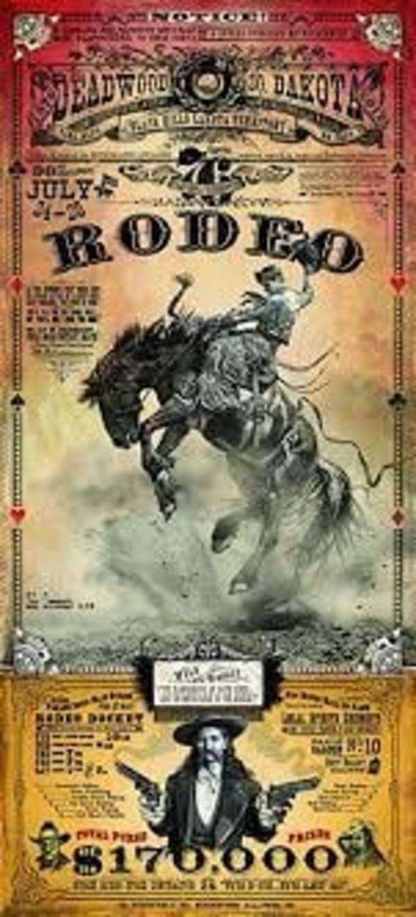 Deadwood Rodeo poster by Bob Coronato