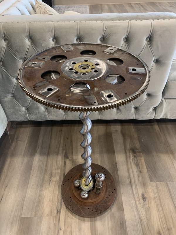 Gears Table (Side Table / Stand) by Mark Wigner