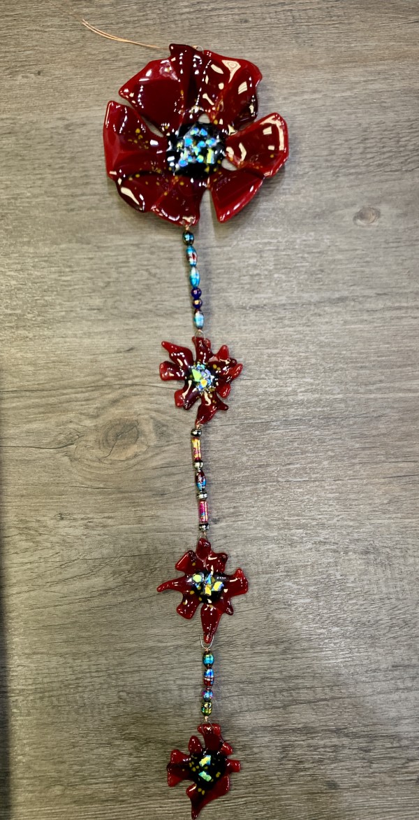 Poppies on a String by Sandi Aberle