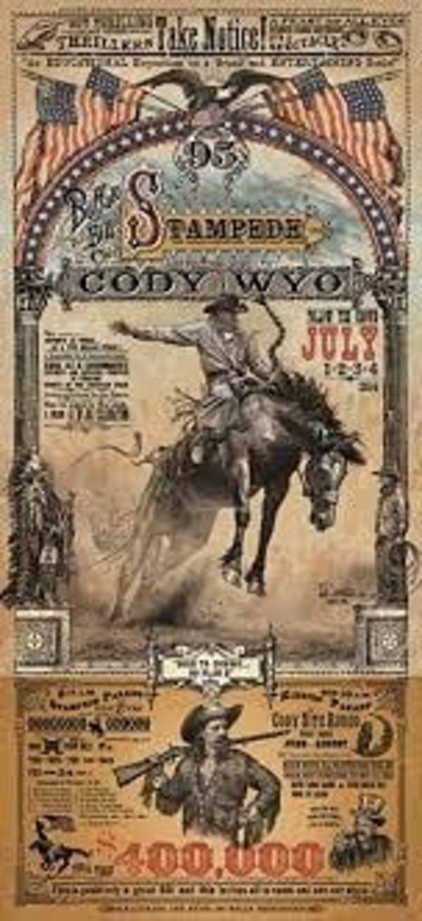 Buffalo Bill Cody Rodeo by Bob Coronato