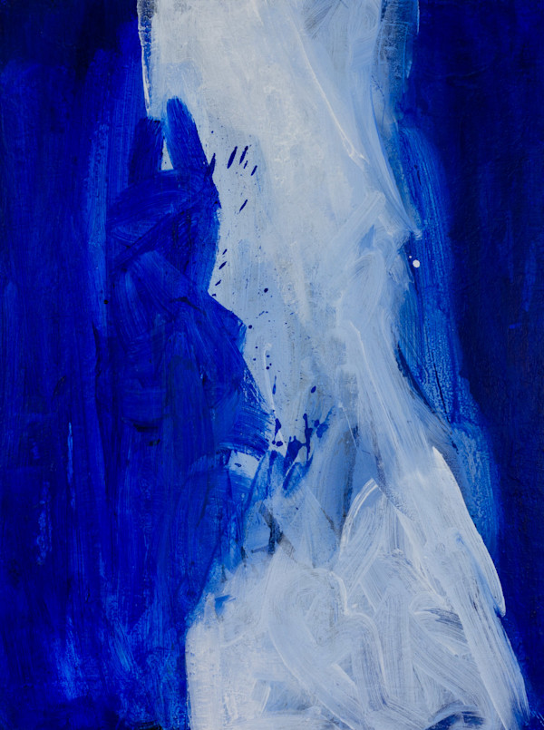 BLUE COSMIC LIGHT 03 by Petronilla Hohenwarter