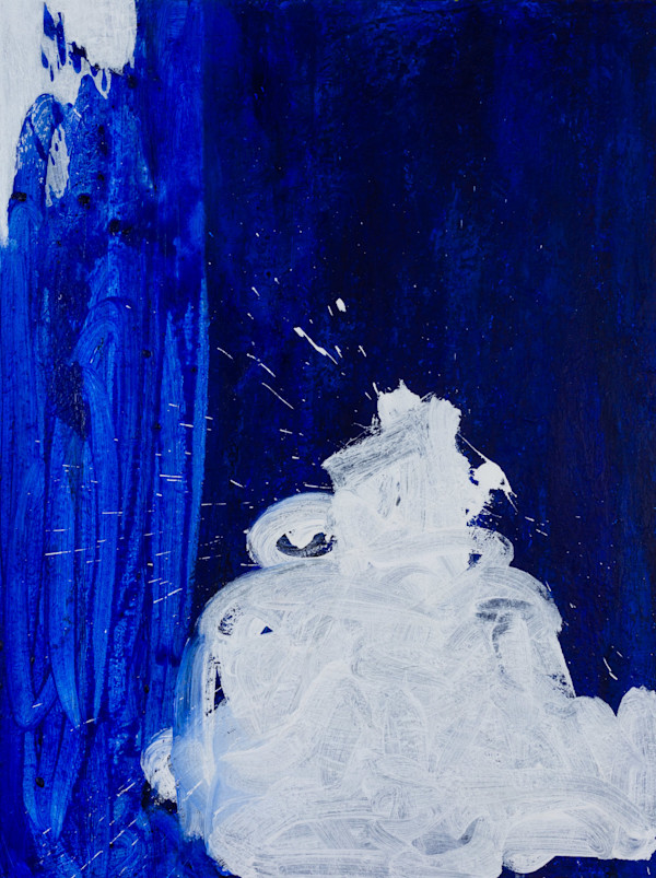 BLUE COSMIC LIGHT 04 by Petronilla Hohenwarter