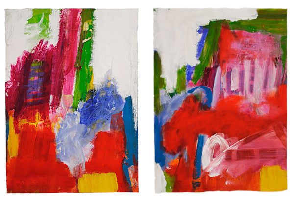 Diptych - THE PEAK OF INTIMACY by Petronilla Hohenwarter