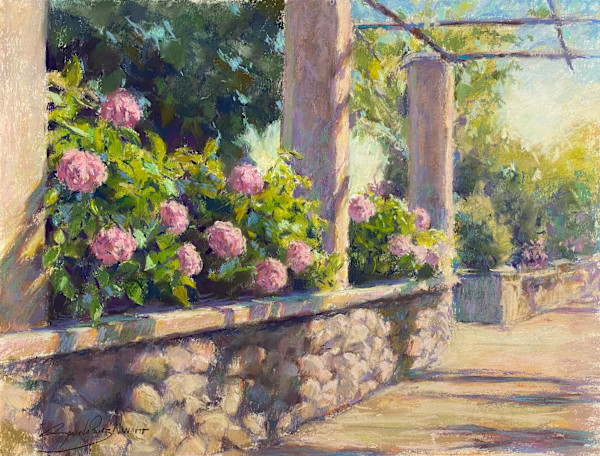 Hydrangeas at Villa Cimbrone by Gonzalo Ruiz Navarro, Image 1.