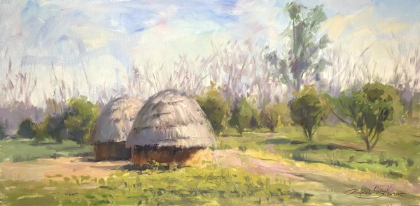 Hay Huts by Gonzalo Ruiz Navarro