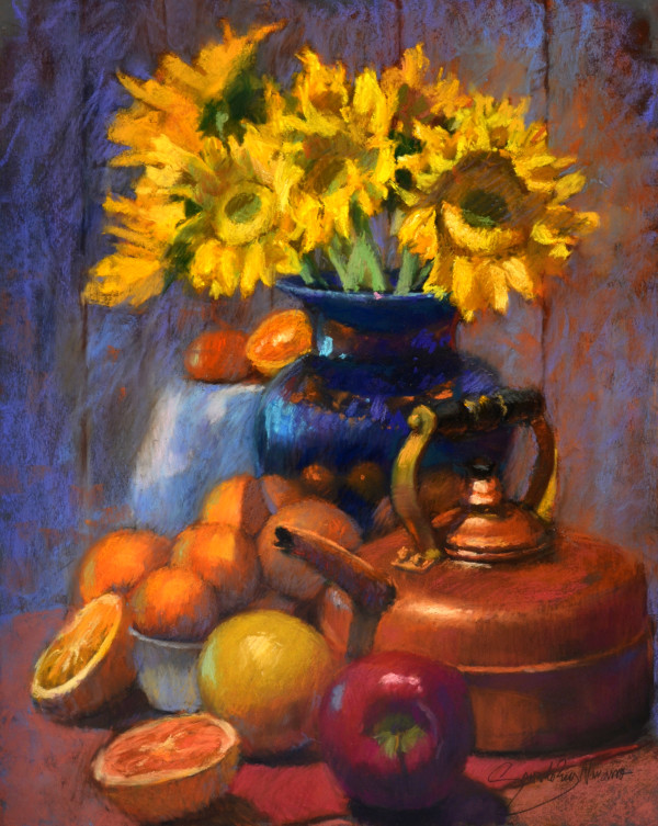 Sunflowers and Fruits by Gonzalo Ruiz Navarro