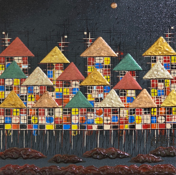 Dark Night, Urban Series Version II by Allan Escober