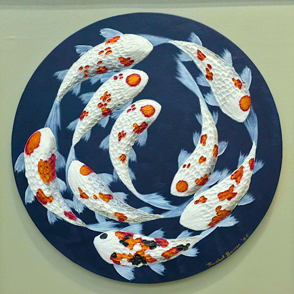Ripples of Serenity, Koi Series No. 16 by Raphael Barroso