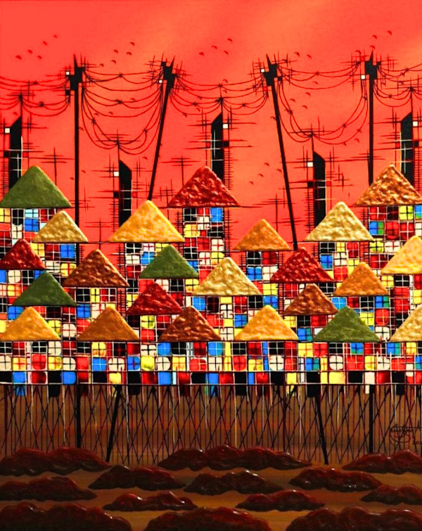 Sunset, Urban Series Version III by Allan Escober