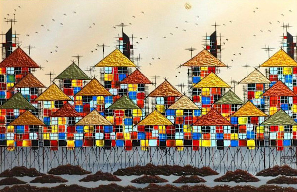 Sunny Day, Urban Series Version II by Allan Escober