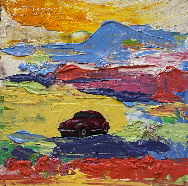 Four Wheels and a Dream Series 5 by Art Lozano