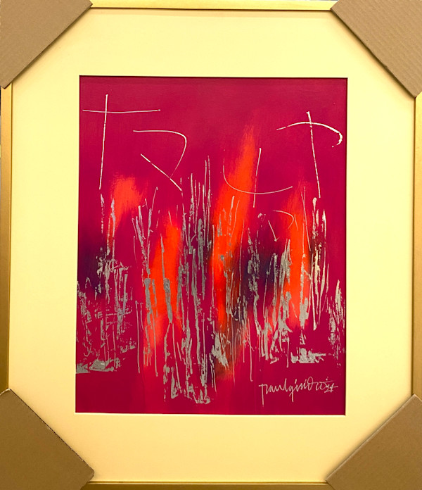 Red landscape by Raul Isidro