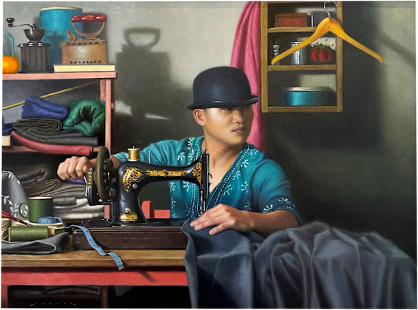 Tailor Of Old Manila by Alexander Calceta