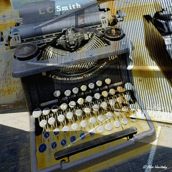 L C Smith & Corona Typewriter #1 by Alex Usvitsky
