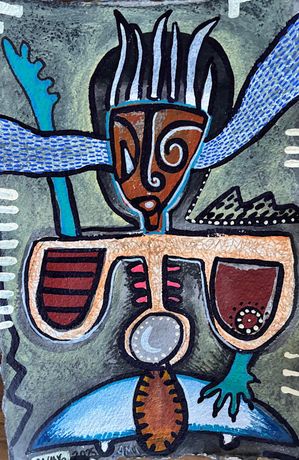 Jugs Drawing by Karen Ami, Image 1.