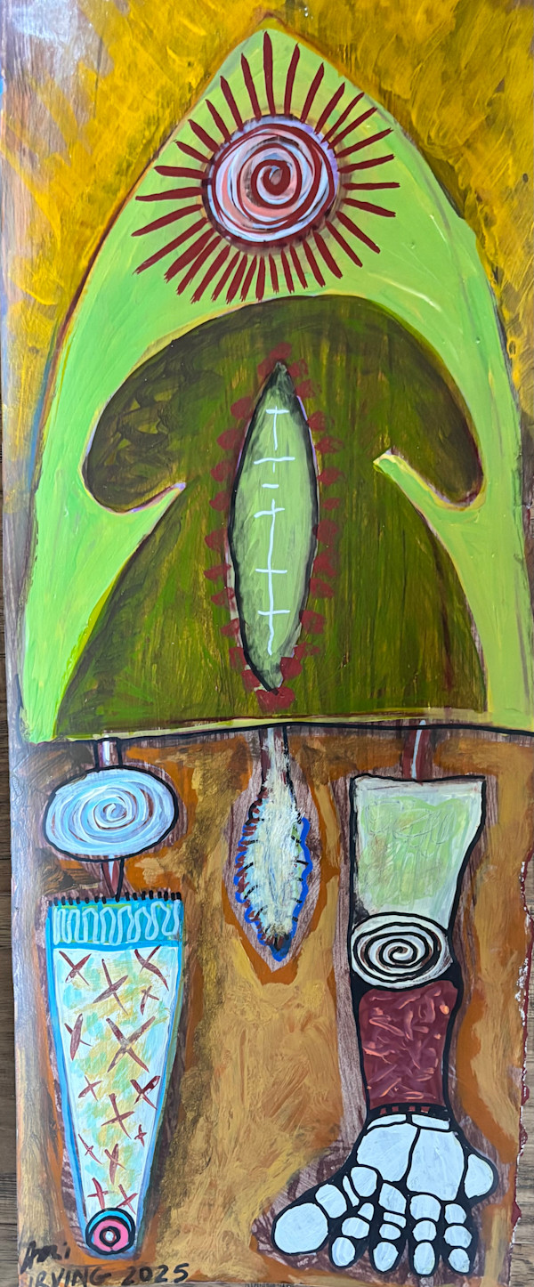 Queen of Chartres Drawing by Karen Ami, Image 1.