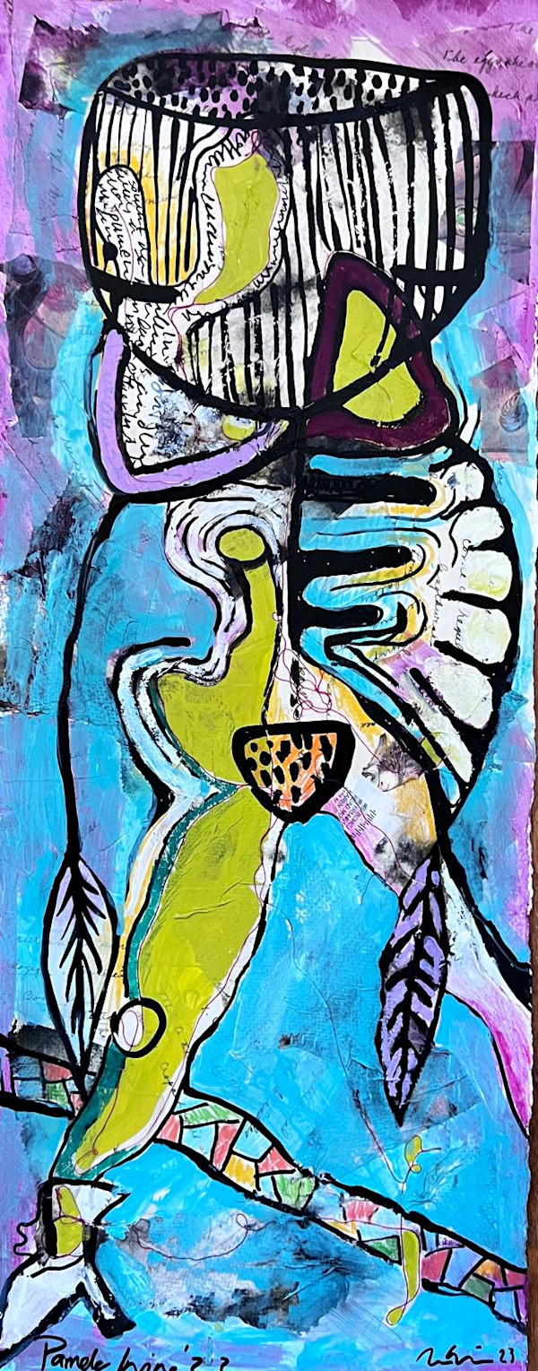 A Boy Within Drawing by Karen Ami, Image 1.