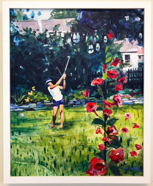 Backyard Golfing by Erin Kerbert