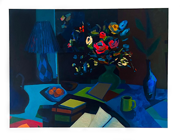 Blue Still Life by Erin Kerbert